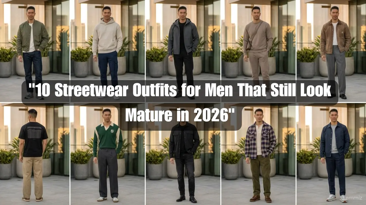 "10 Streetwear Outfits for Men That Still Look Mature in 2026"