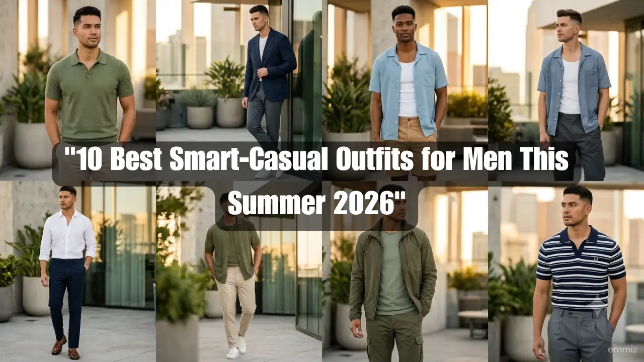 "10 Best Smart-Casual Outfits for Men This Summer 2026"