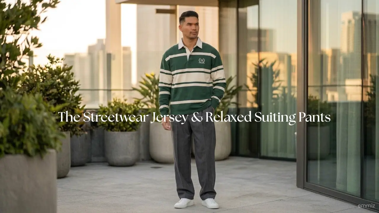 The Streetwear Jersey & Relaxed Suiting Pants